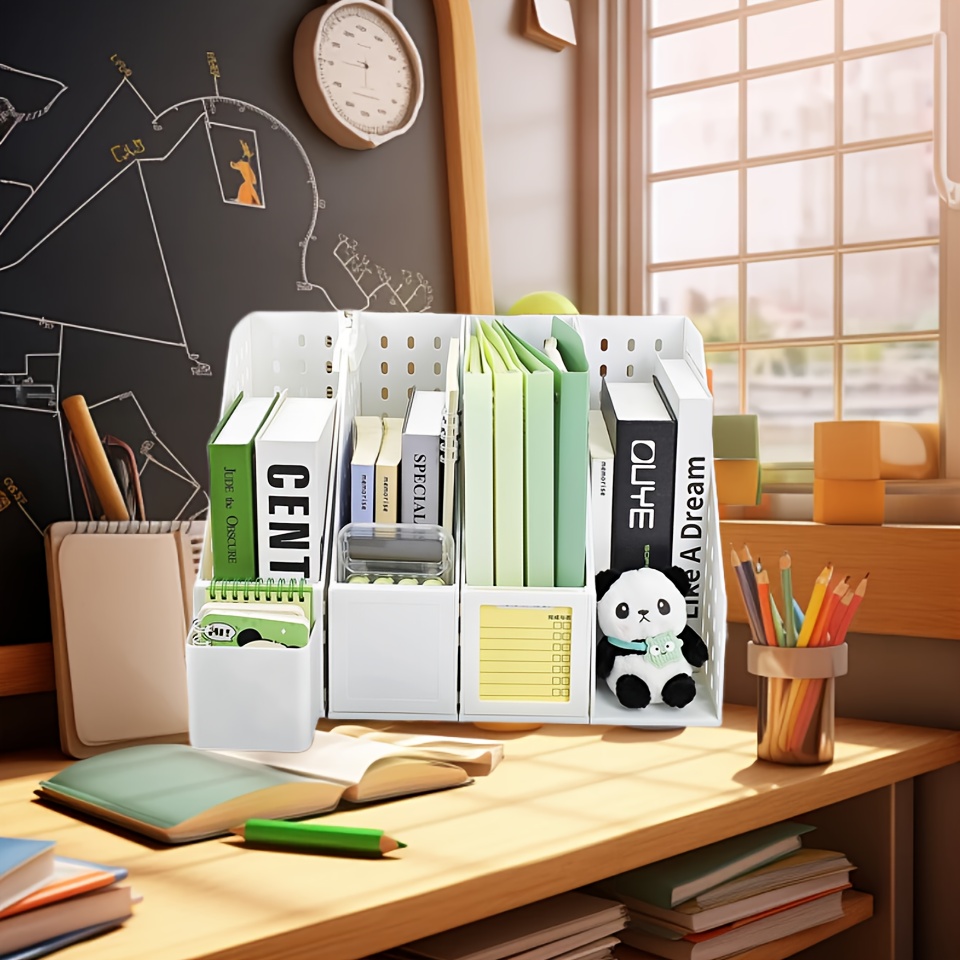 4pcs Desktop Organizer Set: Ma - Luxury Skincare Sets ulasan dan harga