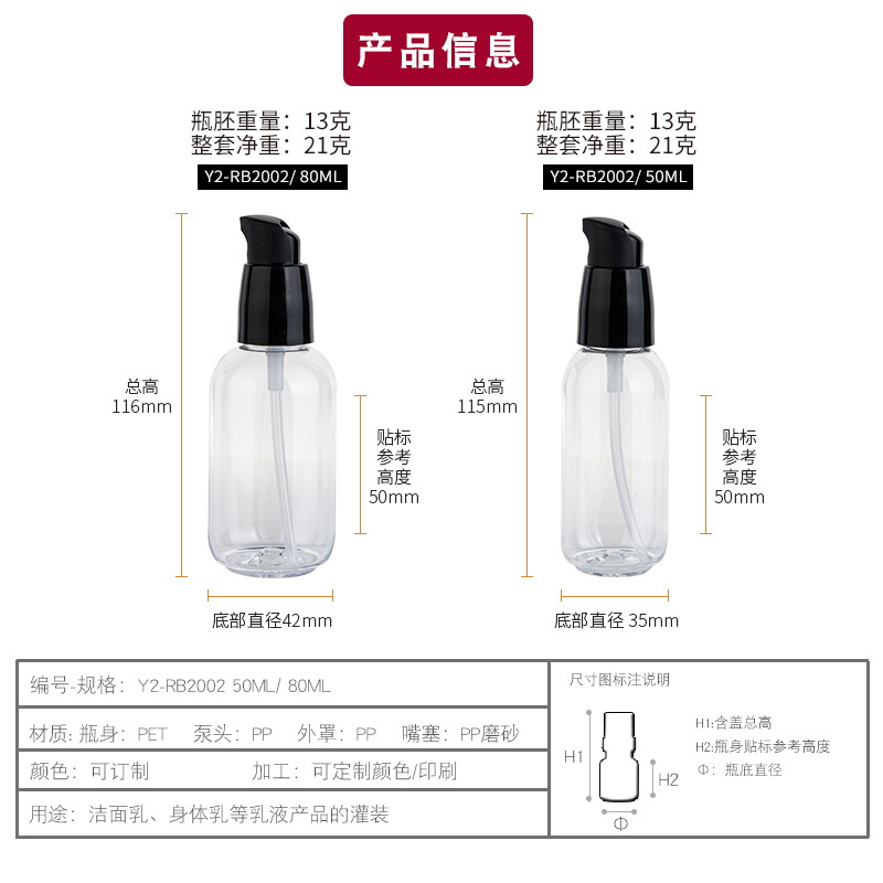 Luxury 50ml 80ml Green Clear B - Luxury Skincare Toner ulasan dan harga