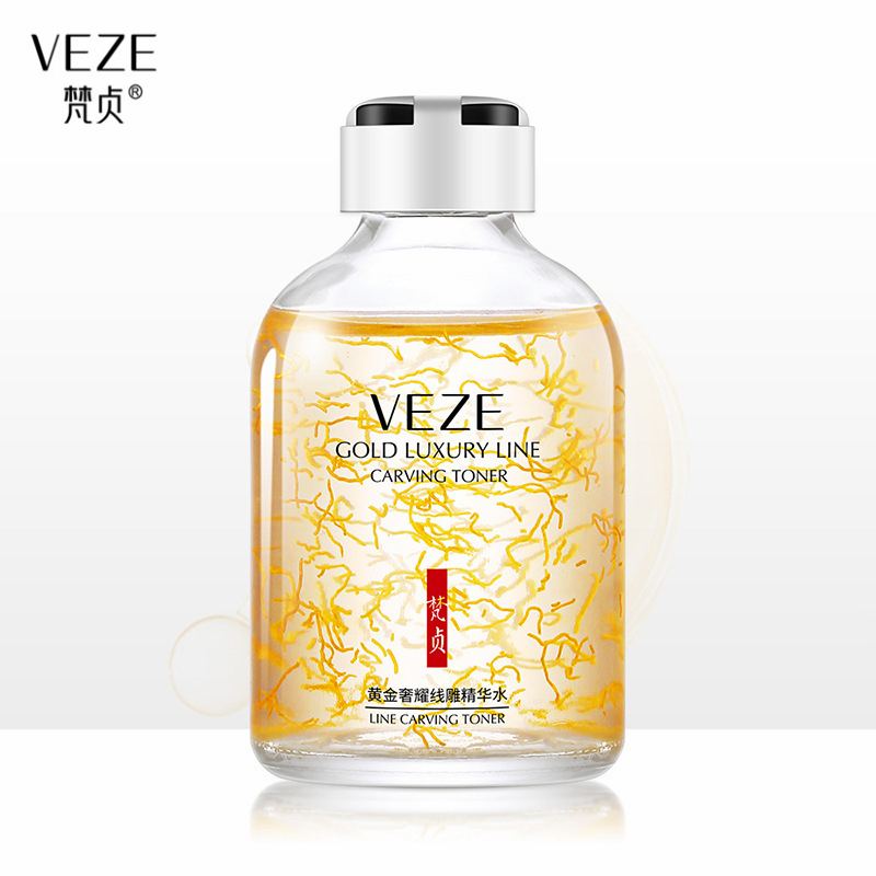 24K Gold Luxury Line Carving T - Luxury Skincare Toner ulasan dan harga