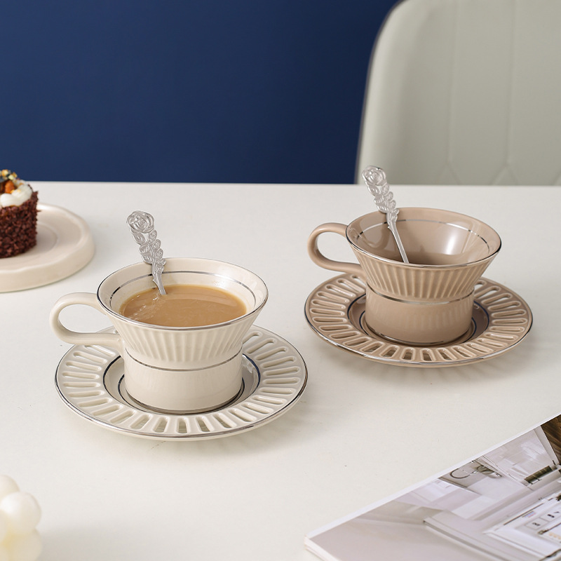 Luxury Ceramic Coffee Cup Dish - Luxury Skincare Products ulasan dan harga
