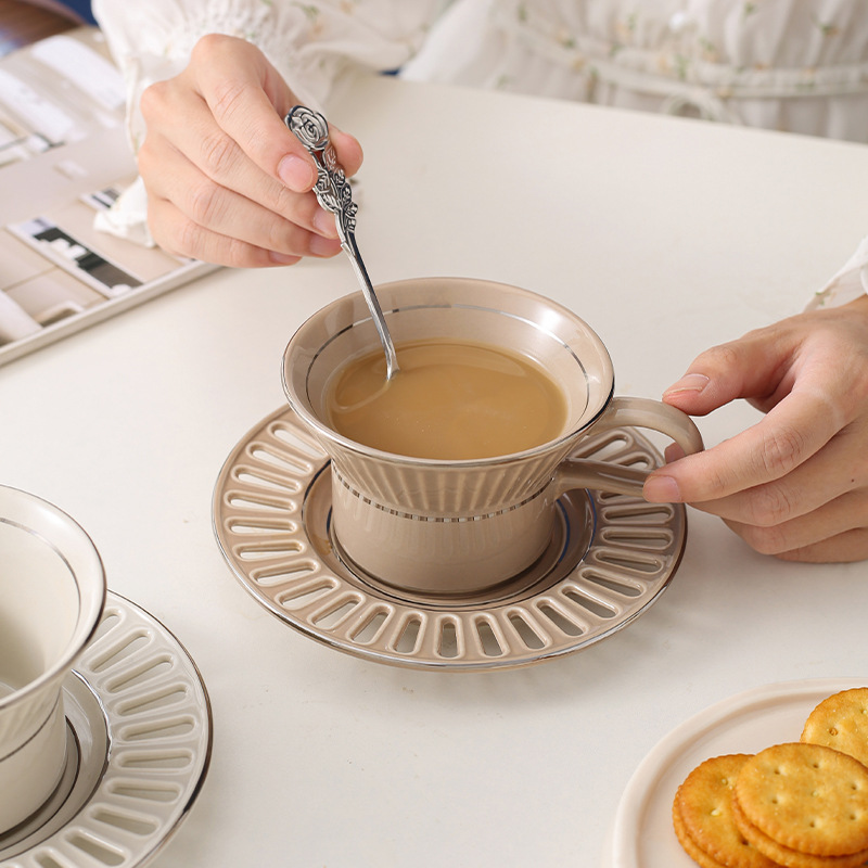 Luxury Ceramic Coffee Cup Dish - Luxury Skincare Products ulasan dan harga